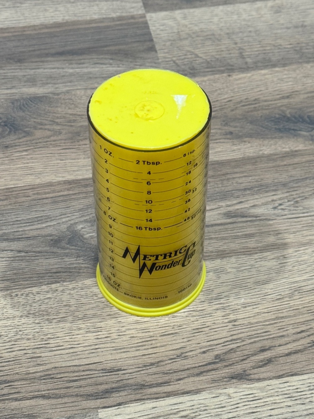 VTG Metric Wonder Cup 2 Cup 16oz 1Pt Measuring Cup Milmour Wet/Dry Measure USA